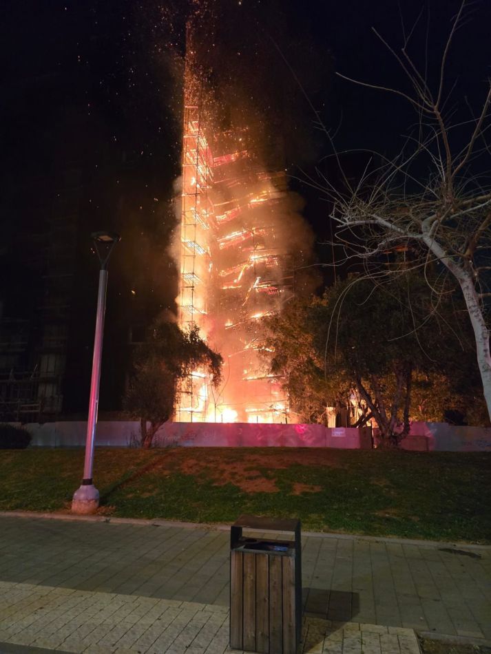 בת ים: סיכום אירוע השריפה בשמחה הולצברג