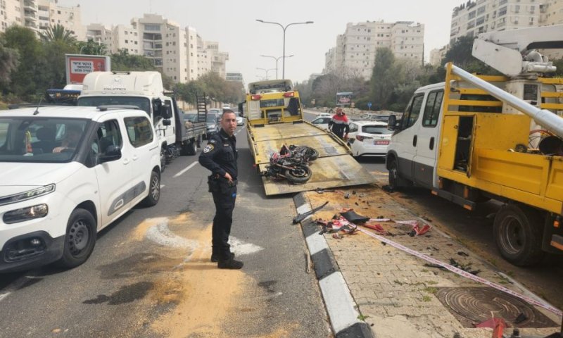 תושב ראשון לציון היה מעורב בתאונה בה נהרג רוכב אופנוע