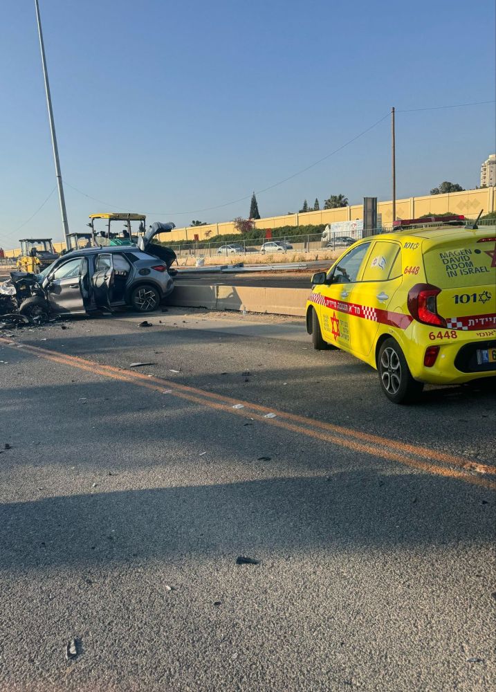 4 פצועים בתאונה סמוך למחלף ראשון