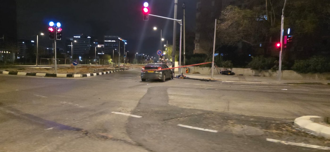 פצוע בתאונת אופנוע בחולון