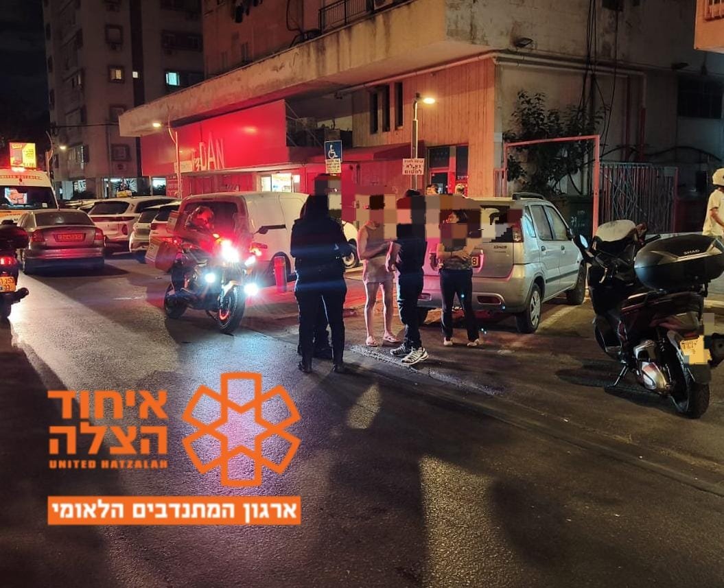 רוכב אופנוע נפצע בתאונה במרכז חולון