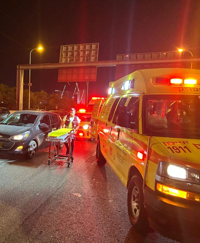 פצוע בתאונת אופנוע בכניסה לראשון לציון