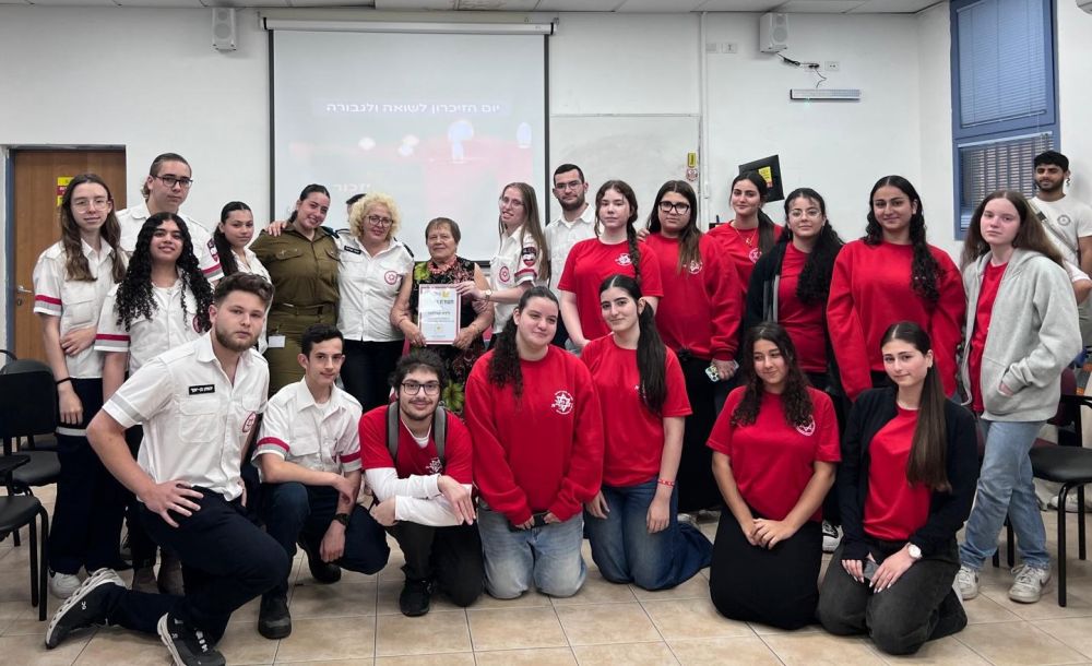 שורדת השואה לידה קובלנקו, הגיעה אל תחנת מד"א בת ים לספר את סיפורה