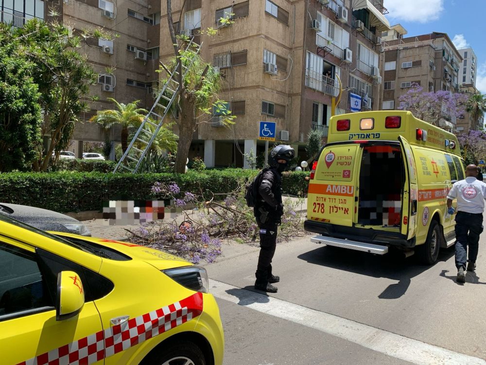 פצוע בתאונת עבודה בשכונת נאות רחל בחולון