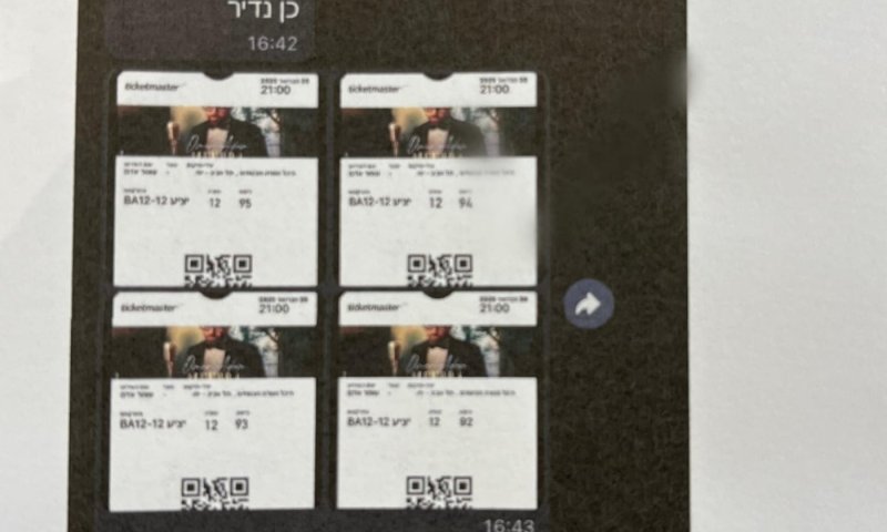קטין מבת ים חשוד במכירת כרטיסים מזויפים להופעה של עומר אדם