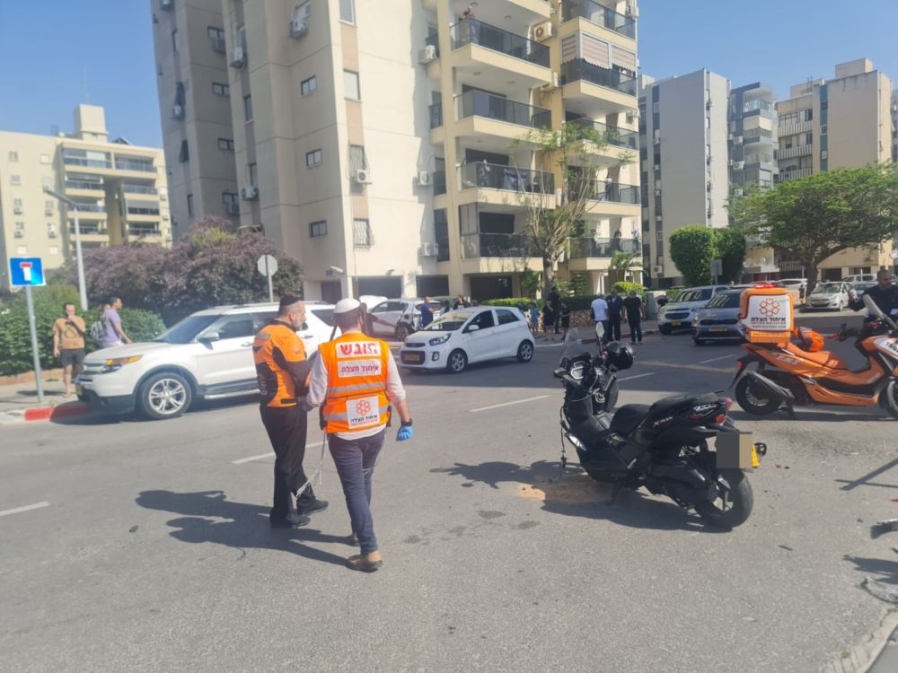 פצועים בתאונת שרשרת בבת ים