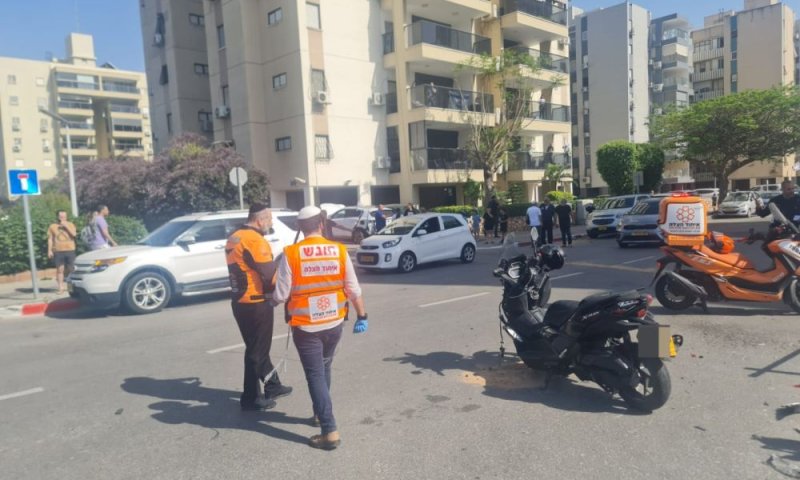 פצועים בתאונת שרשרת בבת ים