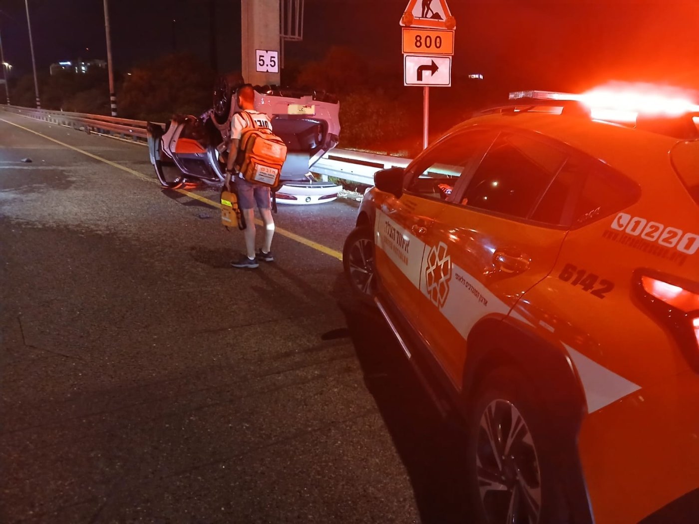 נפגעים רבים בתאונה קשה סמוך למחלף ראשון לציון