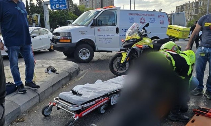 פצוע קשה בתאונת אופנוע בגבול חולון בת ים
