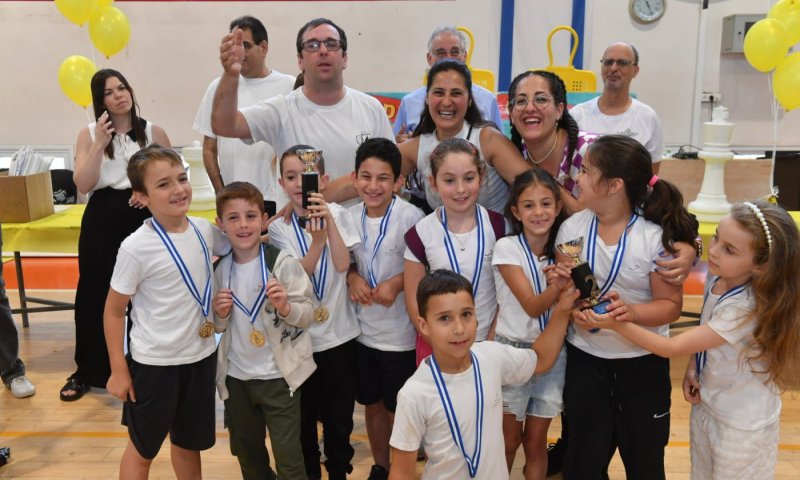 ראשון לציון: בית הספר ידלין זכה באליפות השחמט העירונית לכיתות א׳-ג׳