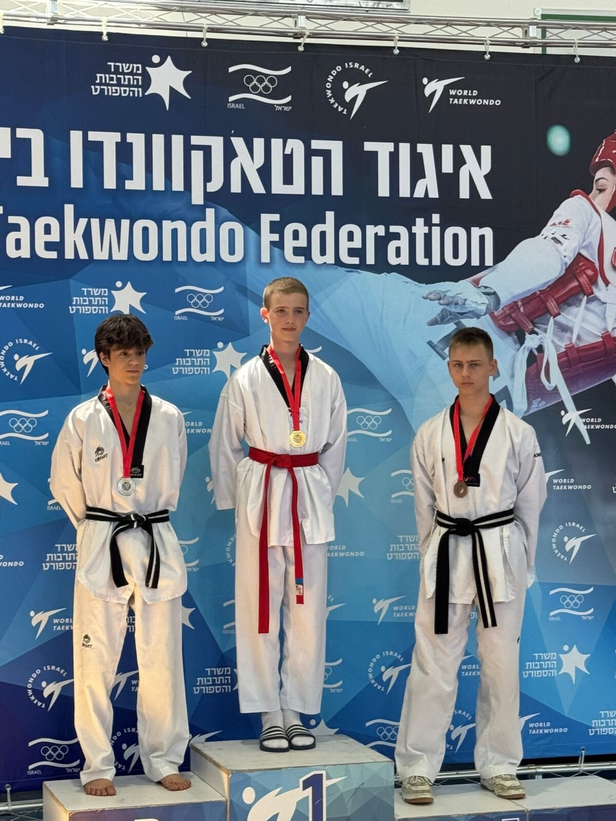 ספורטאי "הלוחם הצעיר" הרשימו באליפות ישראל בטאקוונדו