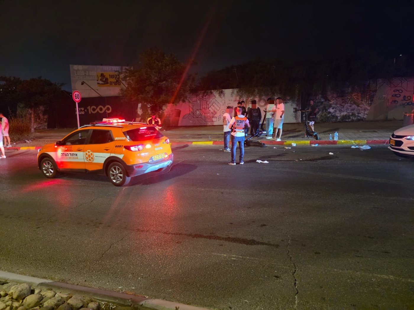נער נפצע בתאונת קורקינט במערב ראשון לציון