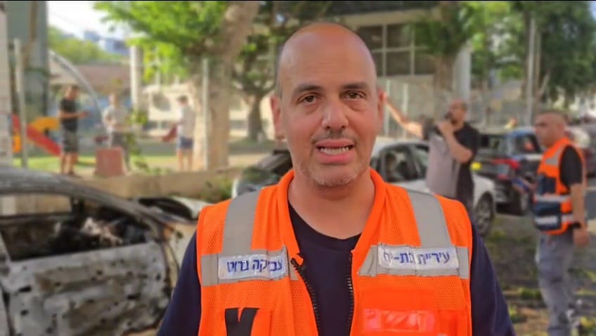 זירת נפילה ללא נפגעים בבת ים