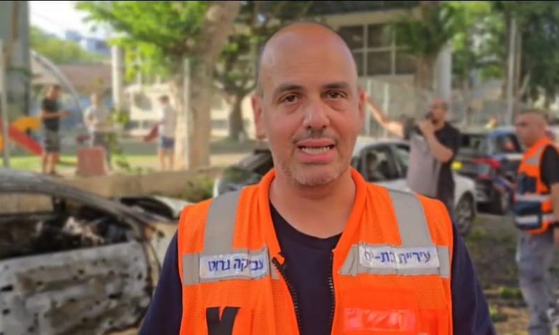 זירת נפילה ללא נפגעים בבת ים