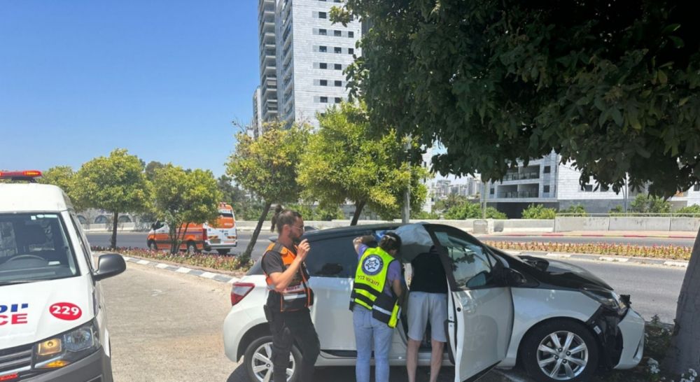2 פצועים בתאונה במרכז ראשון לציון
