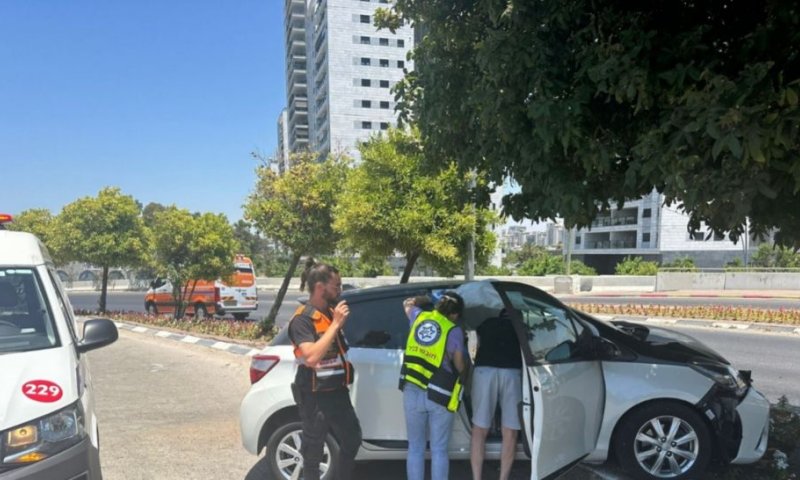 2 פצועים בתאונה במרכז ראשון לציון
