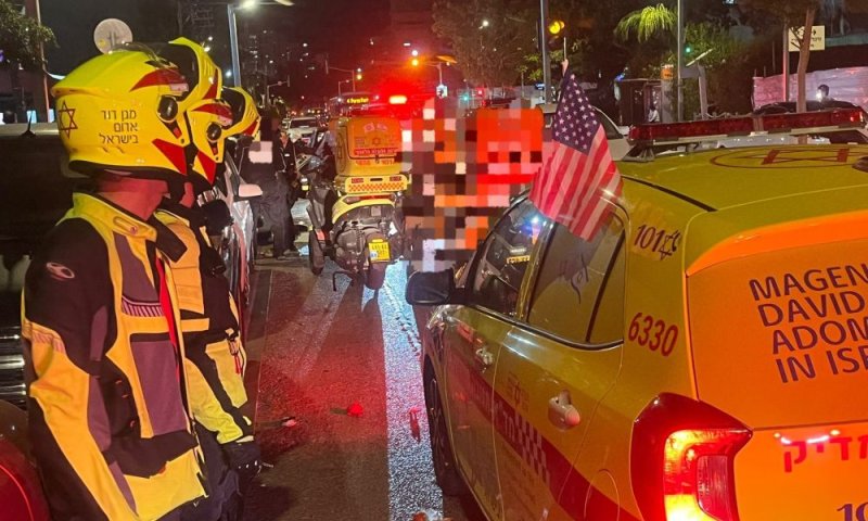 אשה נפצעה קשה בתאונה במרכז חולון