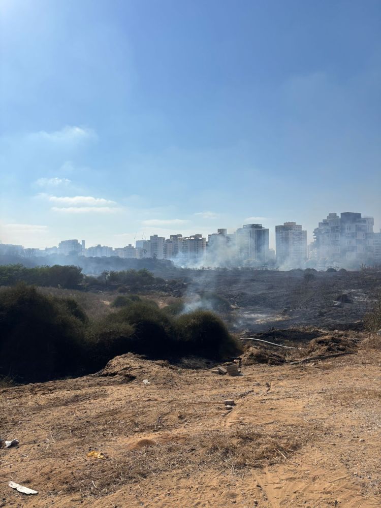 סיכום אירוע השריפה בחולות מולדת בחולון