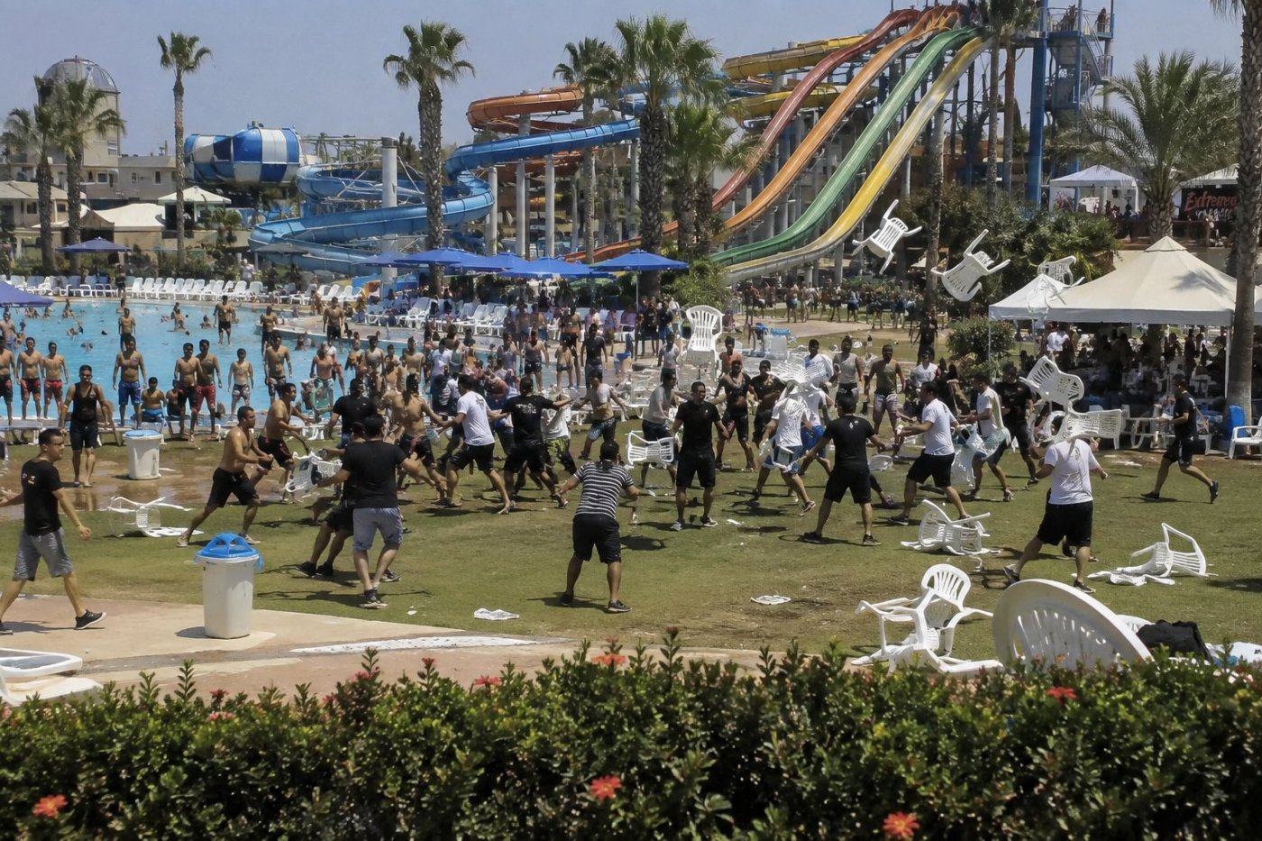 פצועים ועוד 12 עצורים בקטטת ענק בימית 2000