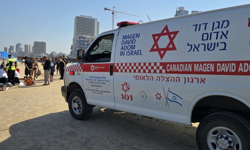 בת ים: גבר נמשה מהים במצב אנוש