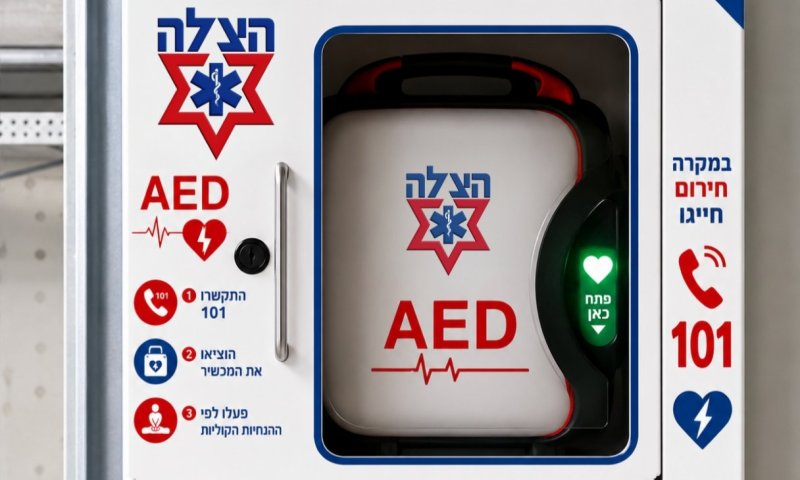 כונני ארגון הצלה ביצעו החייאה באישה שהתמוטטה בחולון
