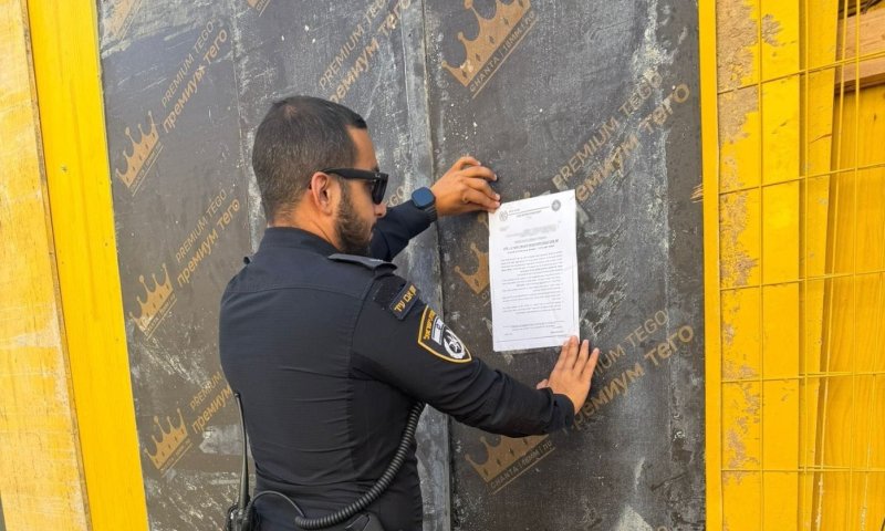 צו סגירה לאתר בנייה בבת ים שהעסיק שב"חים