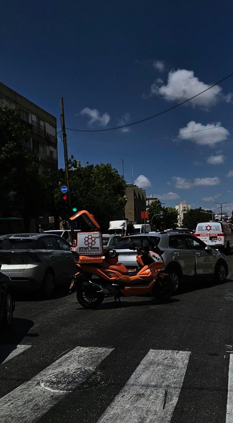 נהגת נפצעה בהתהפכות רכב בראשון לציון