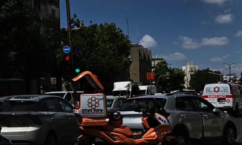 נהגת נפצעה בהתהפכות רכב בראשון לציון