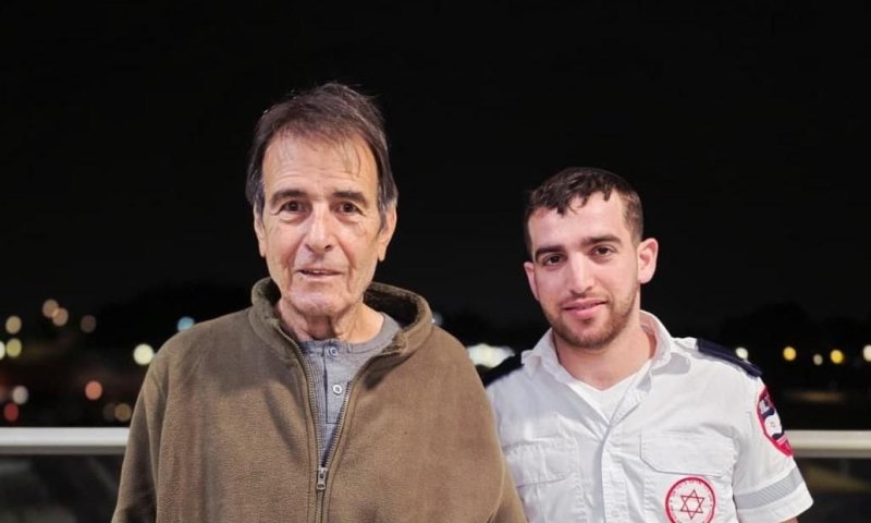 חובש מד"א הציל את חייו של תושב ראשון לציון שלקה באירוע מוחי ברכבו
