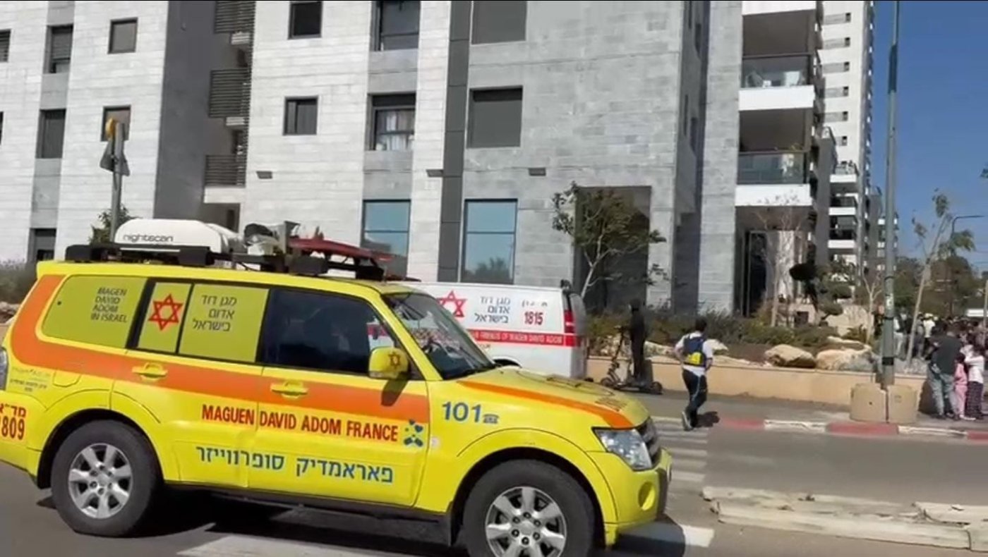מספר זירות רסיסים בראשון לציון בעקבות המטח מאיראן