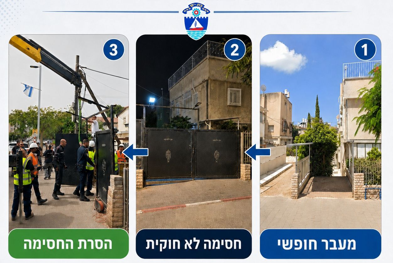 עיריית בת ים פעלה נגד דייר שפלש לשטח משותף ותגביר את האכיפה בנושא