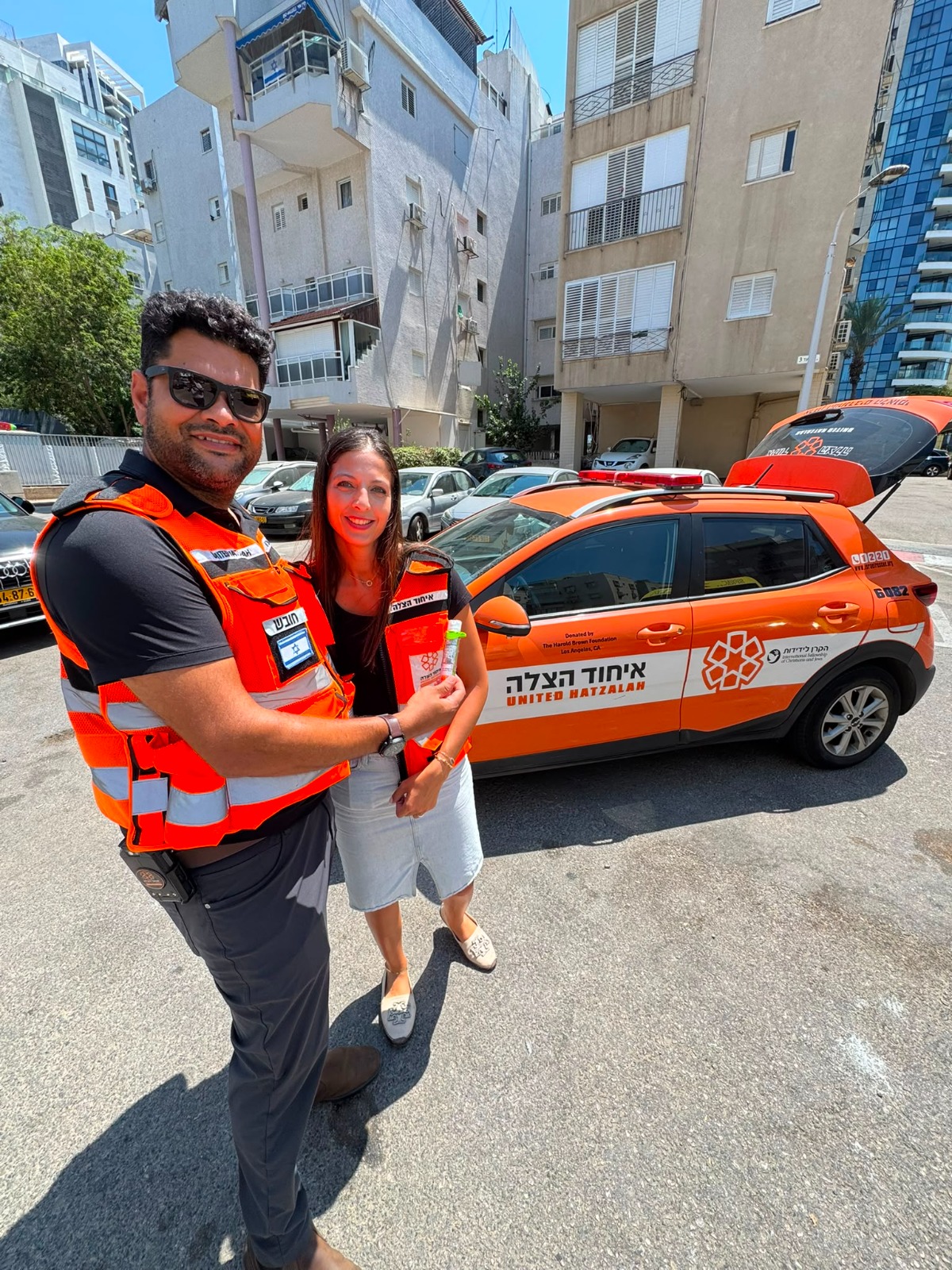 חובשת איחוד הצלה, הצילה את חייו של פעוט בבת ים