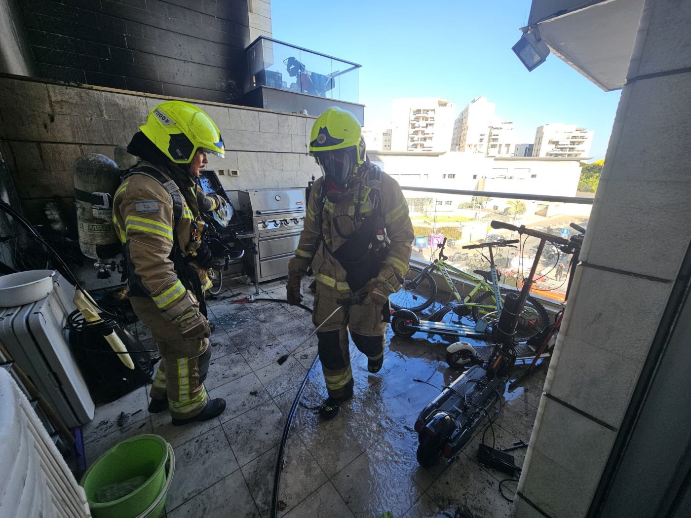 נס גדול בהתפוצצות בלון גז במרפסת בניין בחולון
