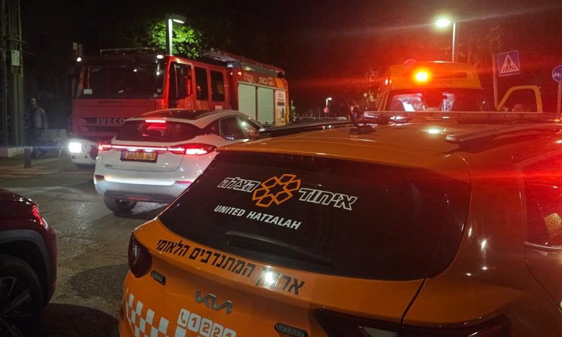 פצוע בשריפה בשכונת אגרובנק בחולון