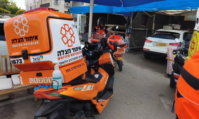 פצוע בתאונת עבודה באזור התעשייה חולון