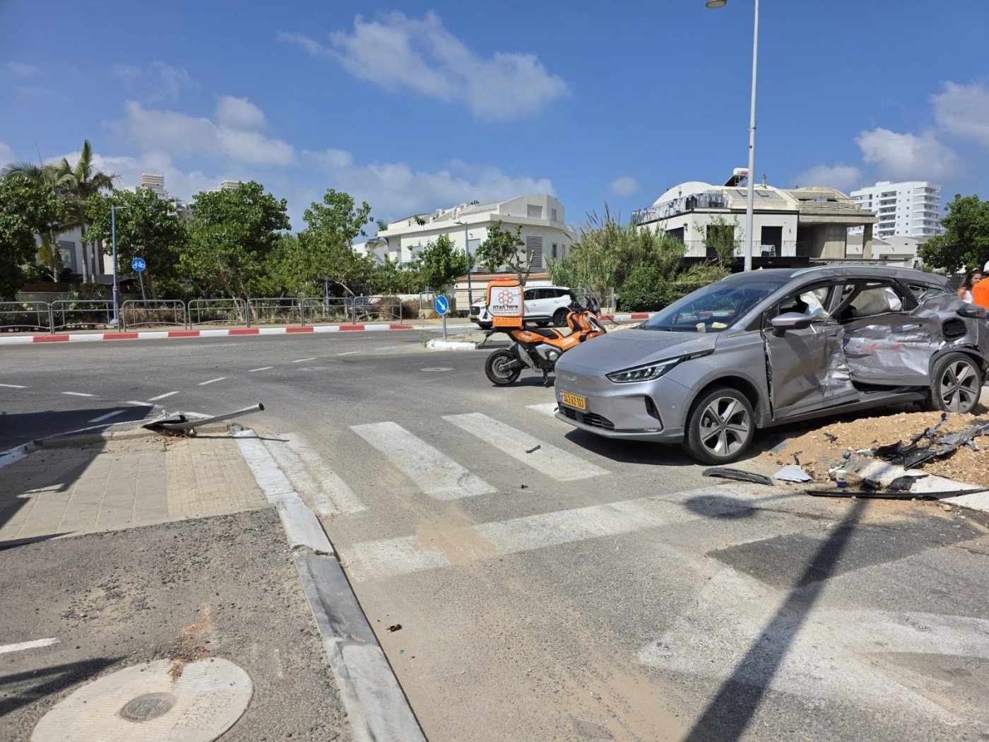 2 פצועים בתאונה בגבול ראשון לציון ובת ים