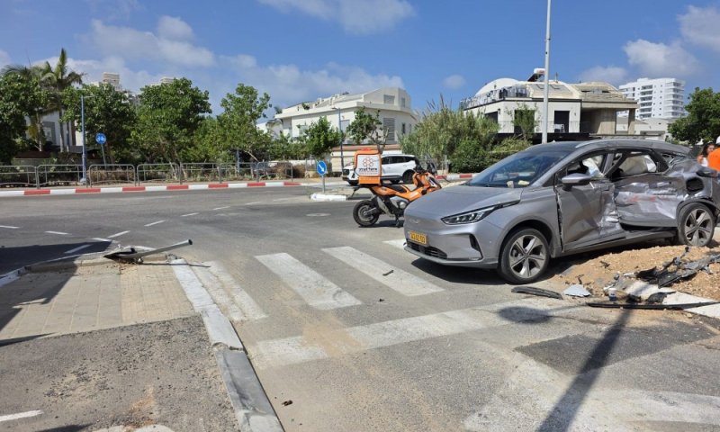 2 פצועים בתאונה בגבול ראשון לציון ובת ים