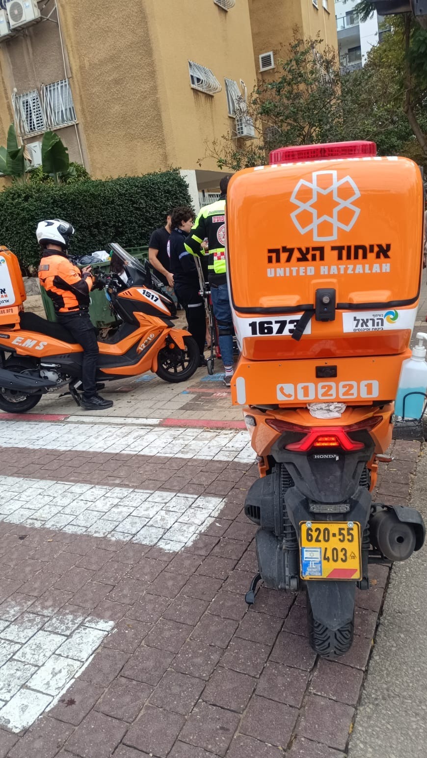 ילד נפגע בתאונה במרכז חולון