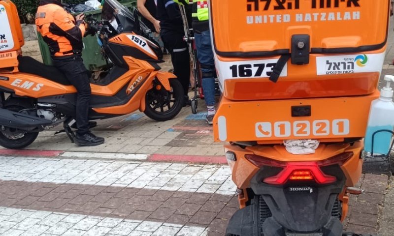 ילד נפגע בתאונה במרכז חולון