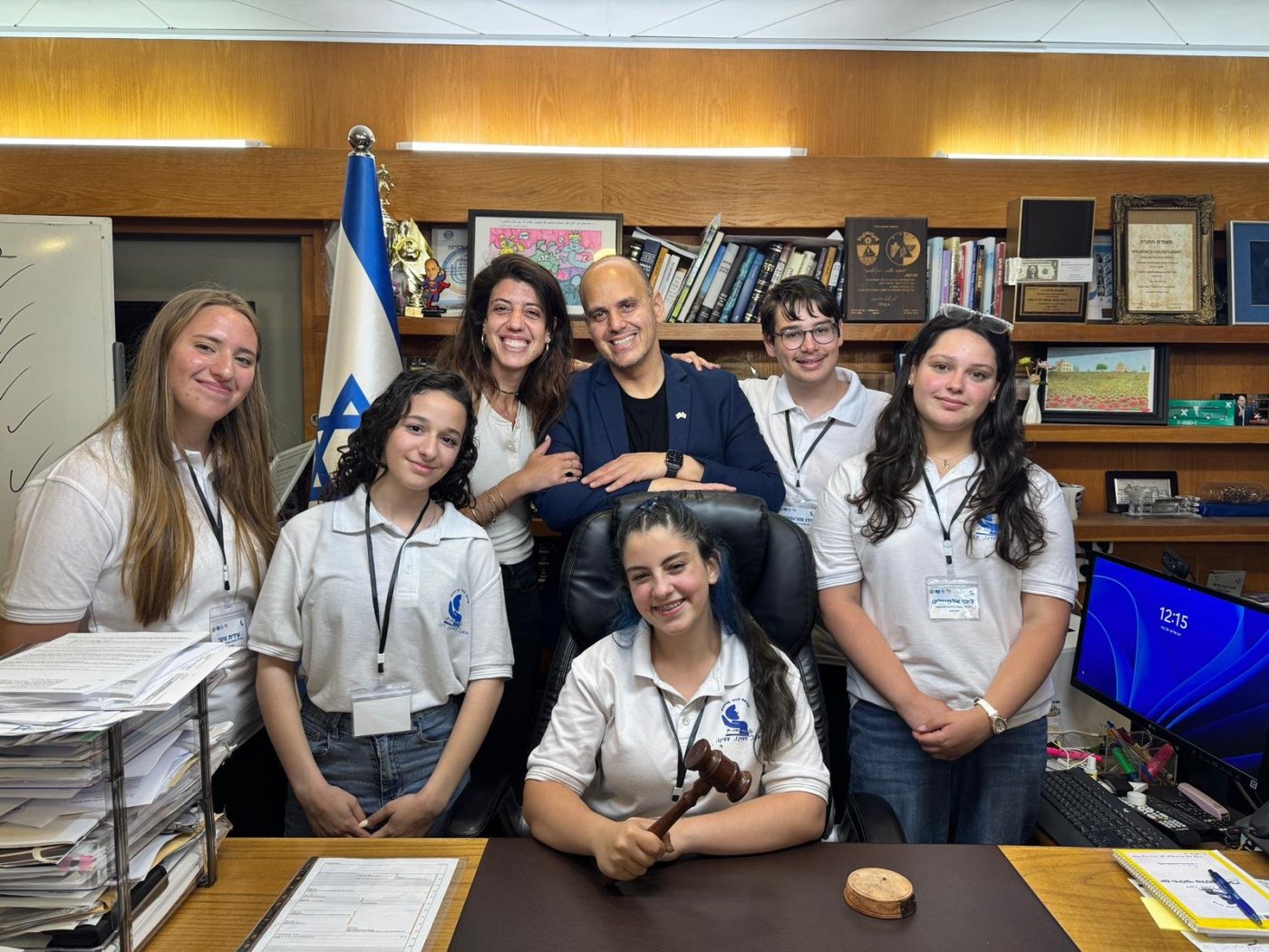 מועצת הנוער העירונית החליפה את עיריית בת ים במסגרת יום חילופי שלטון