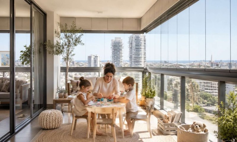 הילדים לא יוצאים למרפסת כי היא לא נוחה? כך הופכים אותה למרחב משפחתי שימושי