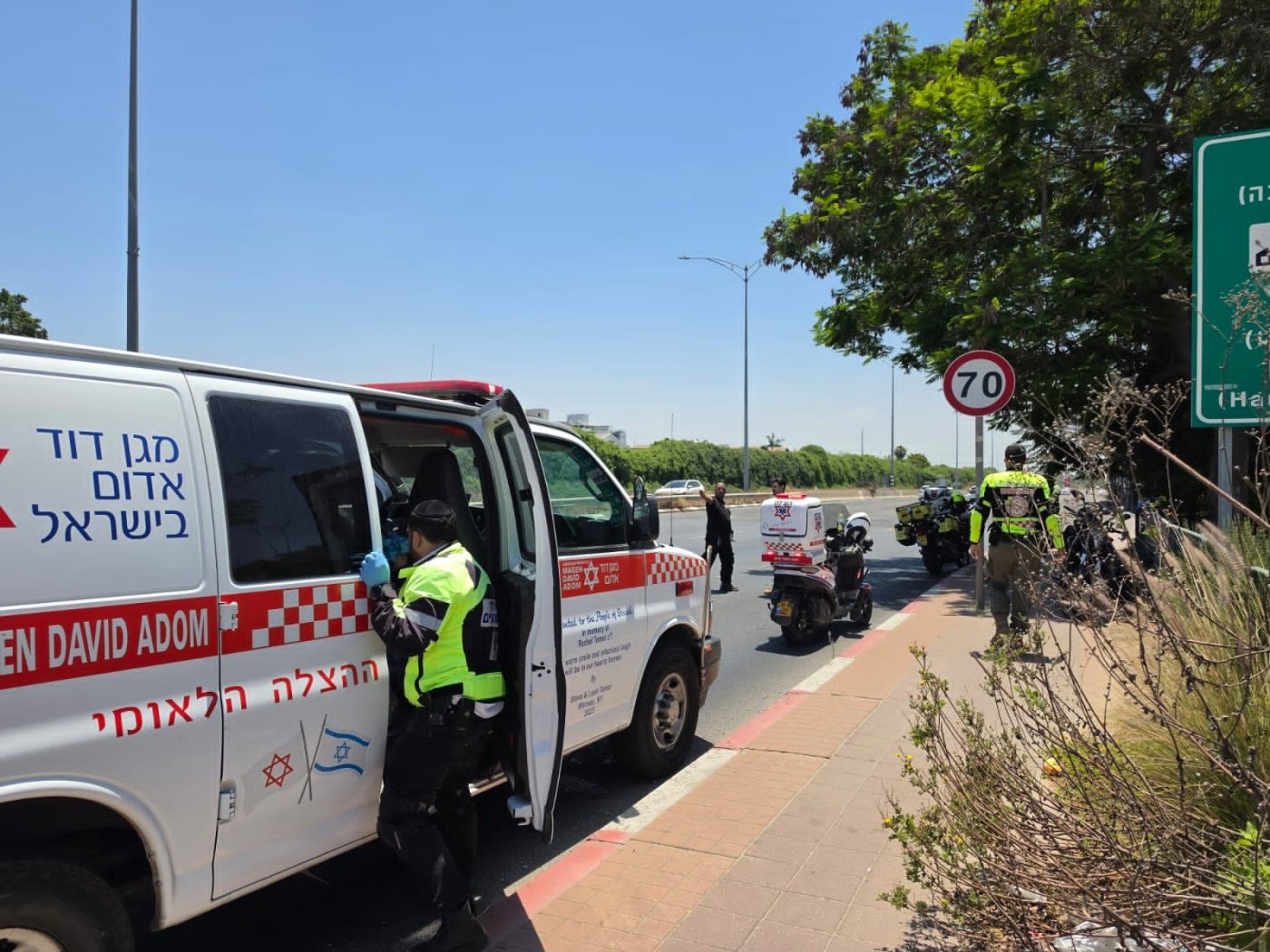 הולך רגל נפצע בתאונה בכניסה לחולון