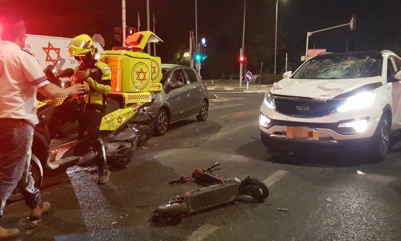 תאונת קורקינט קשה בדרך השבעה