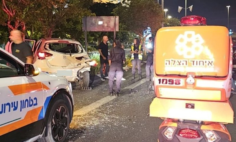 4 נפגעות כולל ילדה בת 10 בתאונה בראשון לציון