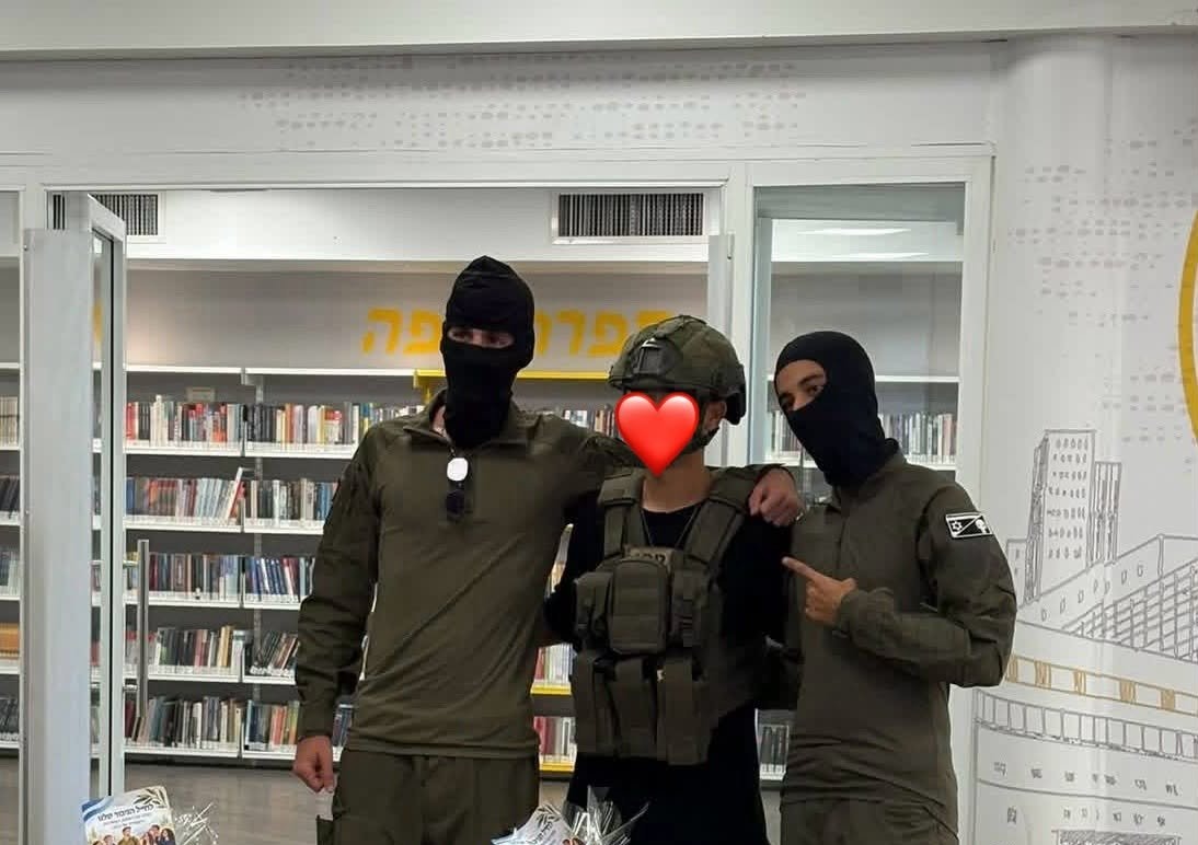 מפגש מרגש בין לוחמים לתלמידים בבית ספר בראשון לציון