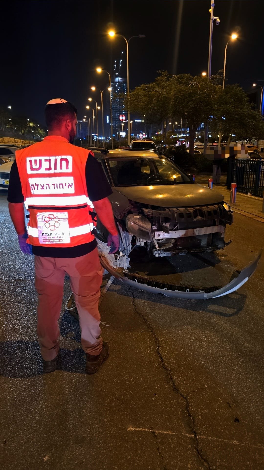 רוכב אופנוע נפצע בתאונה בראשון לציון