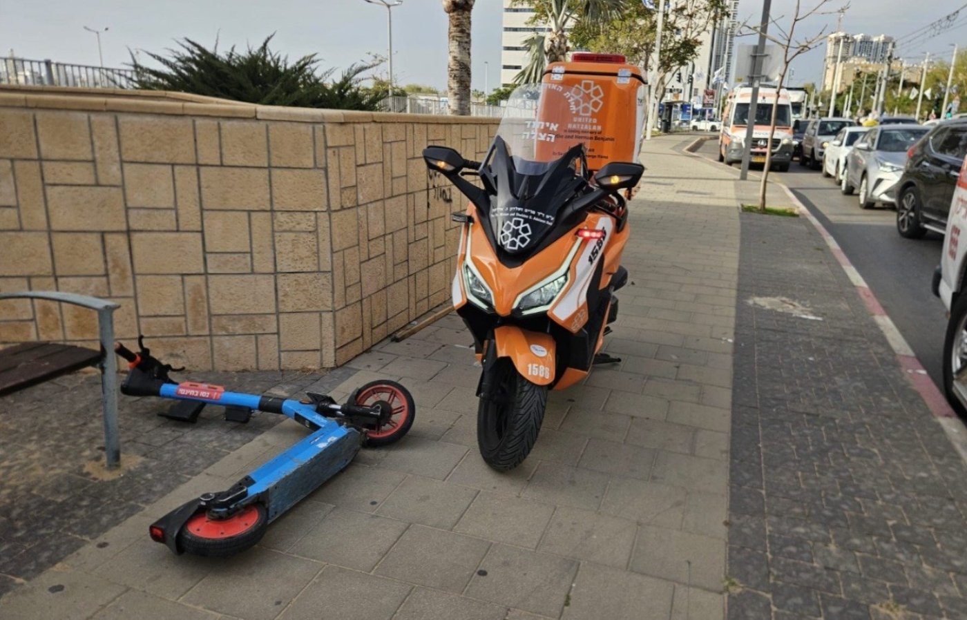 פצוע בתאונת קורקינט בבת ים