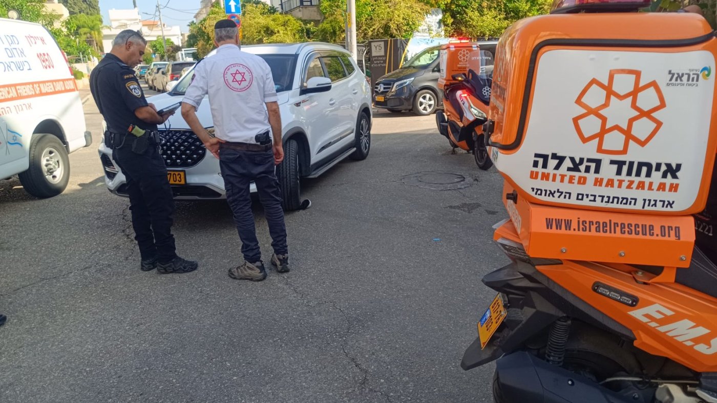 הולכת רגל נפצעה בתאונה בחולון