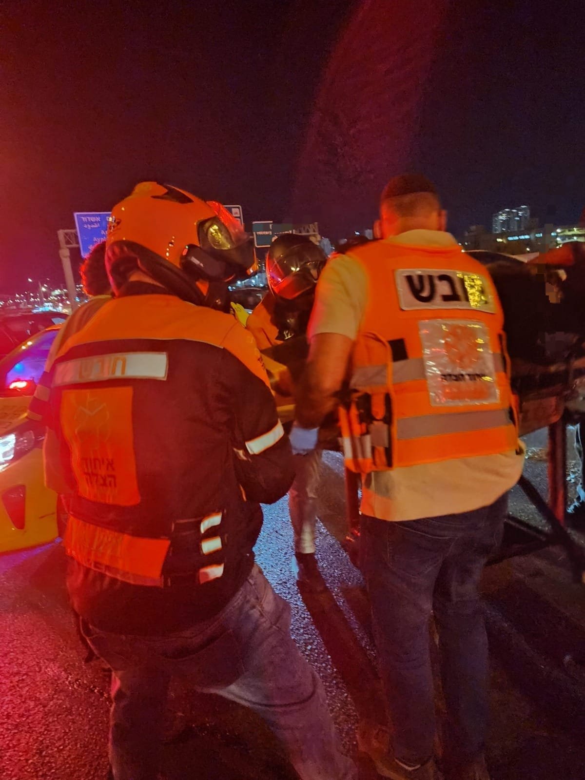 רוכב אופנוע נפצע בתאונה במערב ראשון לציון