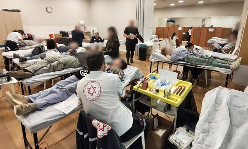 מיזם התרמת דם בבנייני מגורים, של מגן דוד אדום